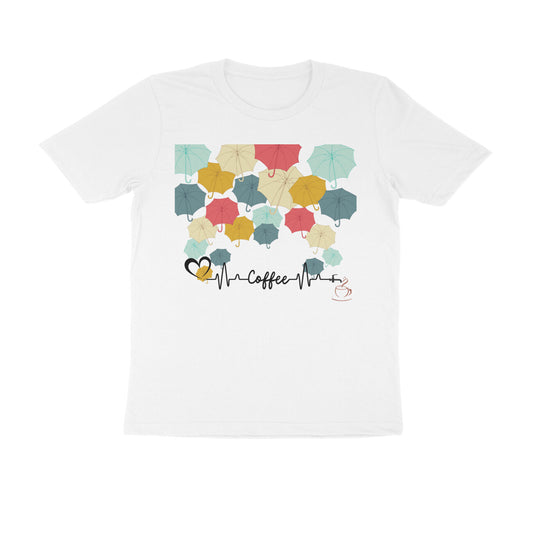 Unisex Round Neck Half Sleeve - Coffee Lover's T-shirt