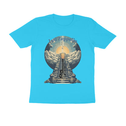 Male Round Neck Half Sleeve -Led Zeppelin, Stairway to Heaven T-shirt