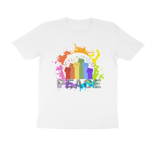 Unisex Round Neck Half Sleeve - Peace and Harmony T-shirt