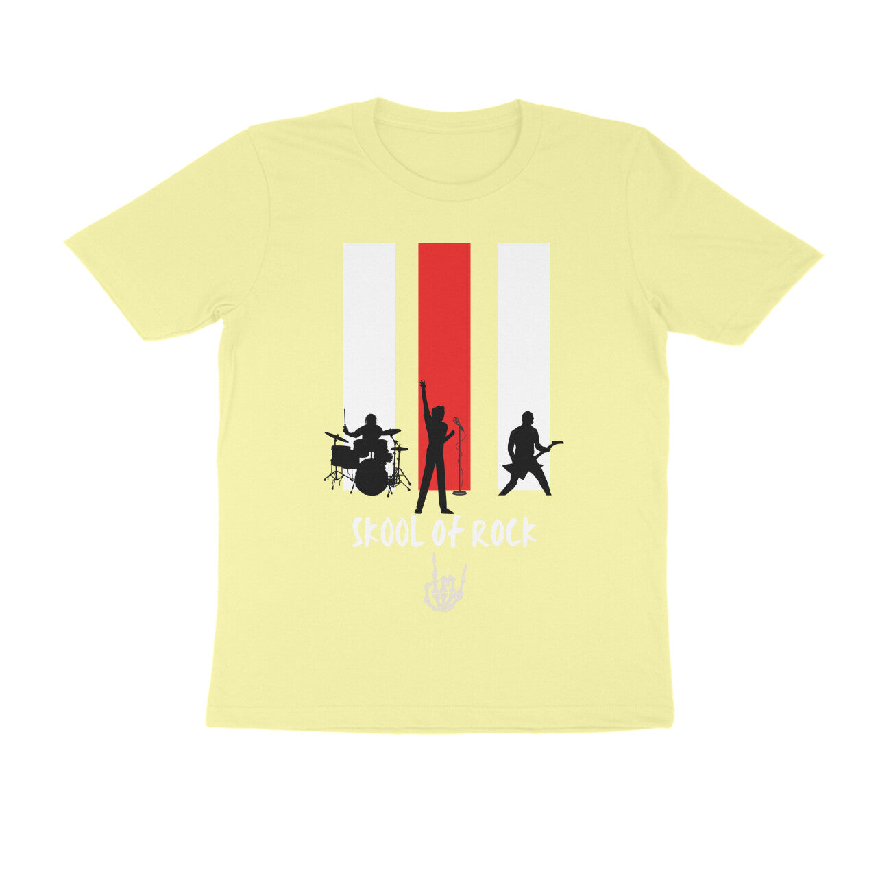 Male Round Neck Half Sleeve - Skool of Rock T-shirt