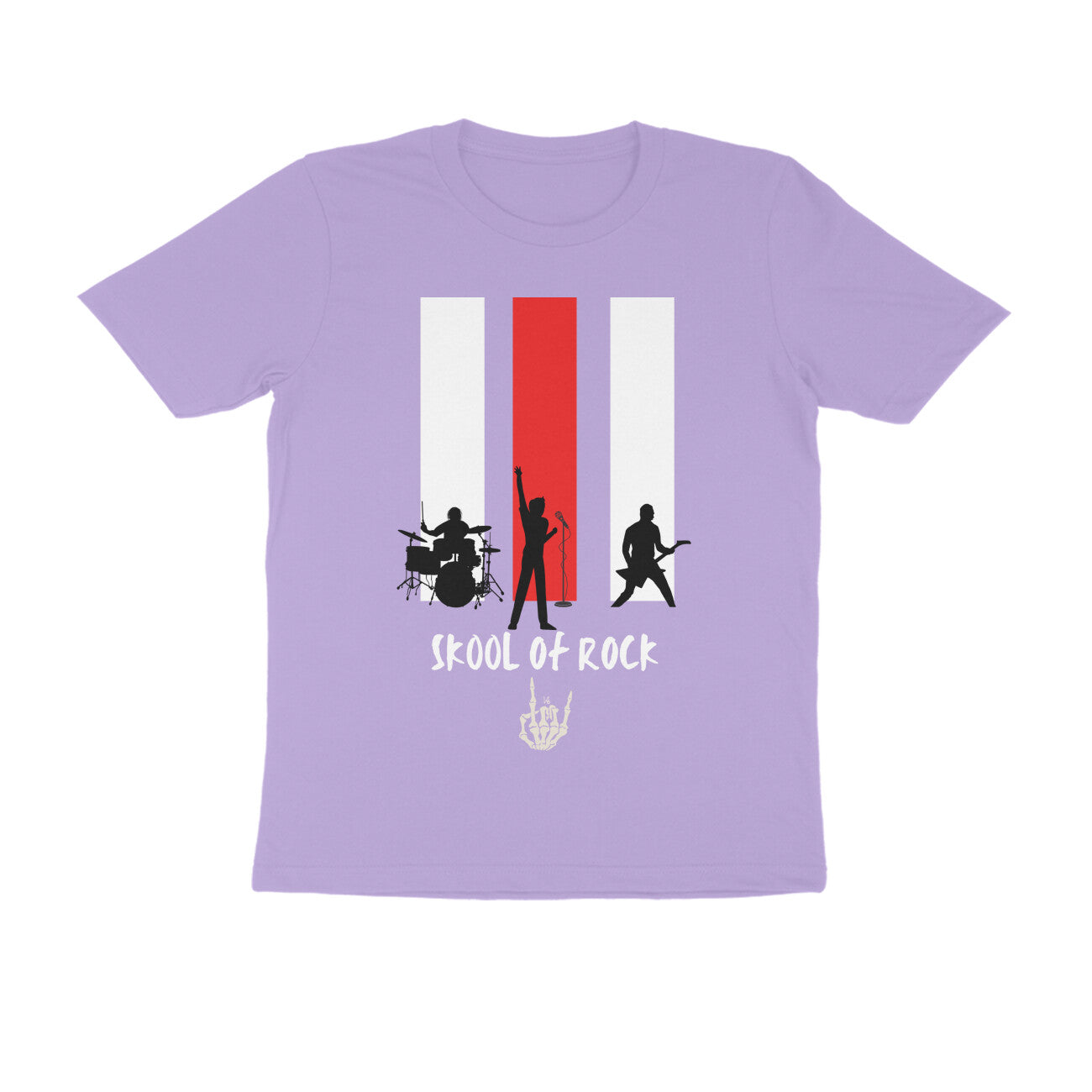 Male Round Neck Half Sleeve - Skool of Rock T-shirt