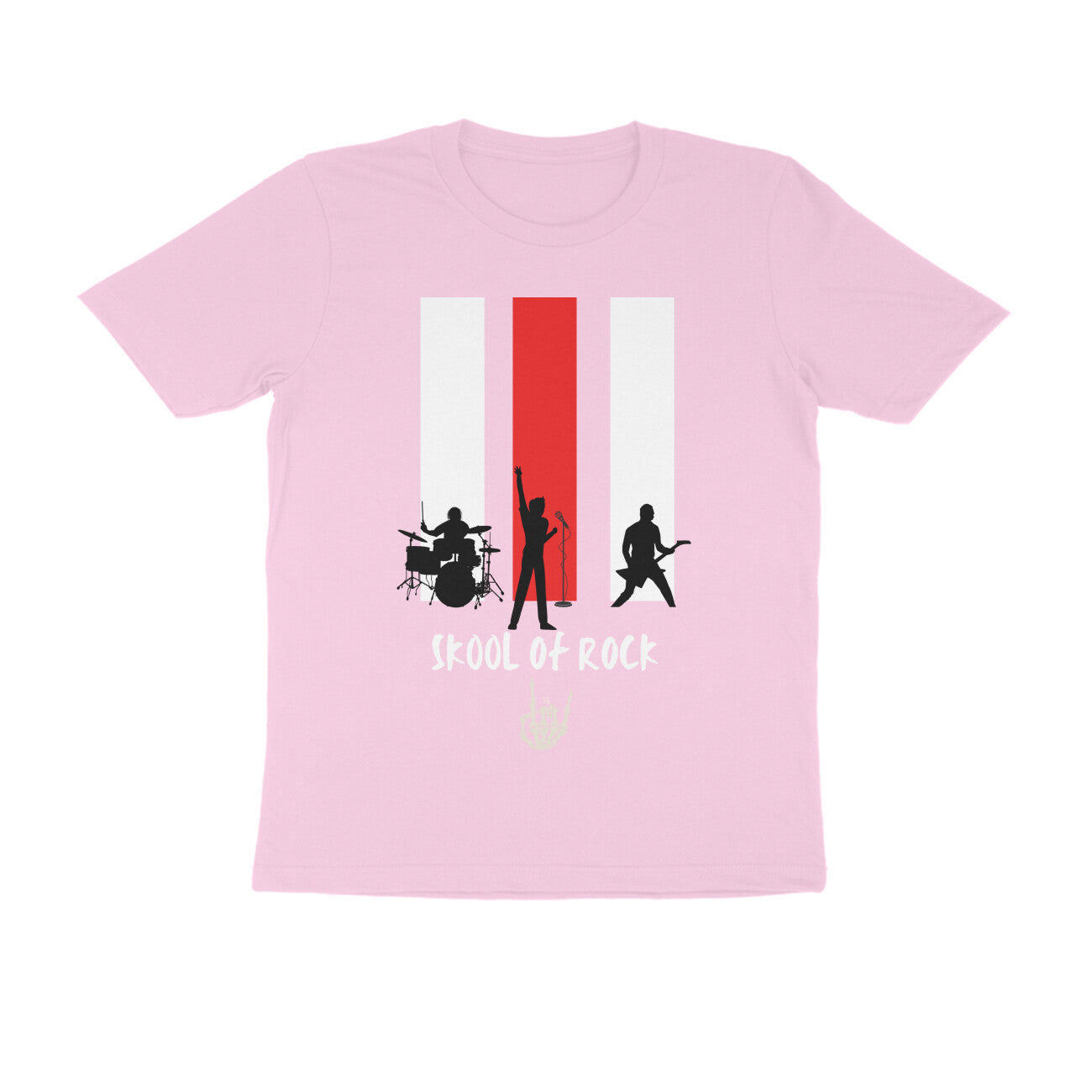 Male Round Neck Half Sleeve - Skool of Rock T-shirt