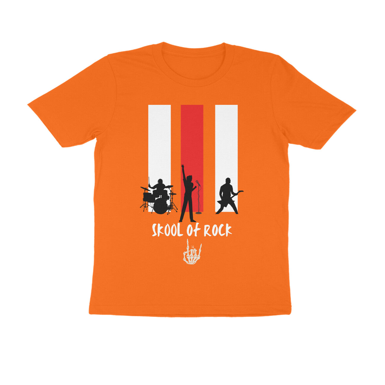 Male Round Neck Half Sleeve - Skool of Rock T-shirt