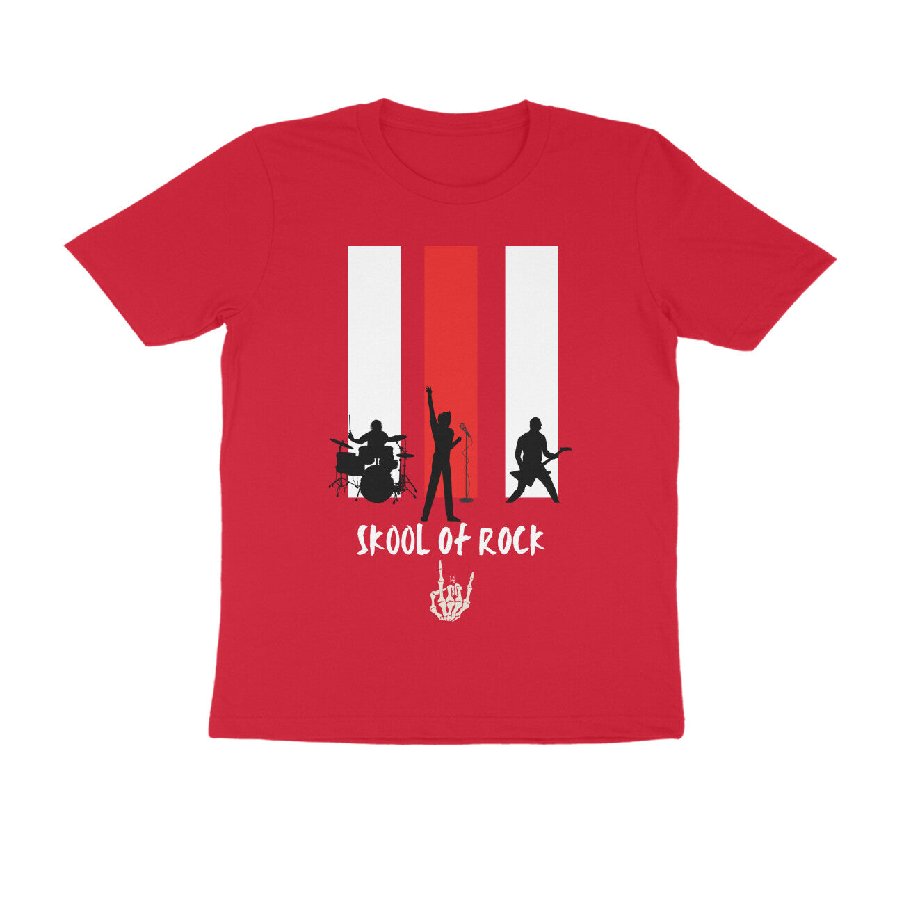 Male Round Neck Half Sleeve - Skool of Rock T-shirt