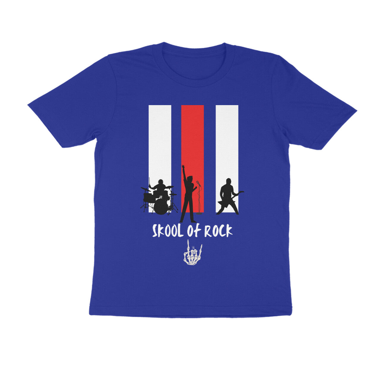 Male Round Neck Half Sleeve - Skool of Rock T-shirt
