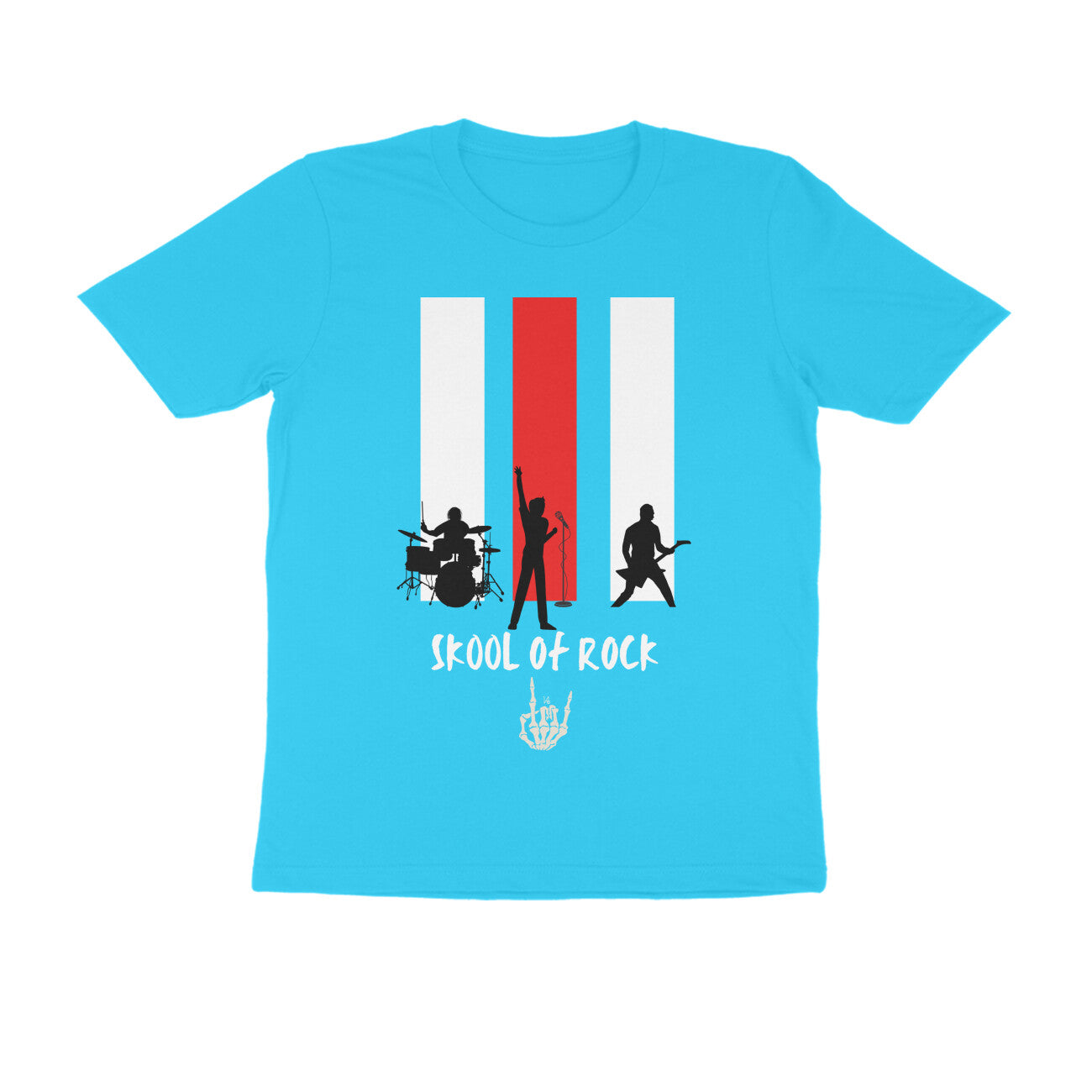 Male Round Neck Half Sleeve - Skool of Rock T-shirt