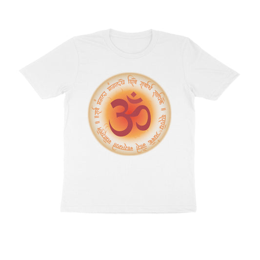 Unisex Round Neck Half Sleeve - Divine Mantra T-shirt