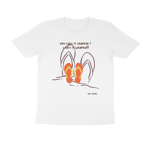 Unisex Round Neck Half Sleeve - Mom's Love T-shirt