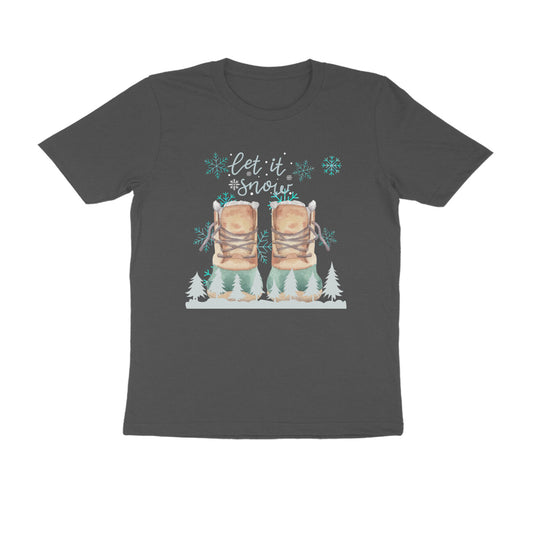 Unisex Round Neck Half Sleeve - Essence of Winter T-shirt