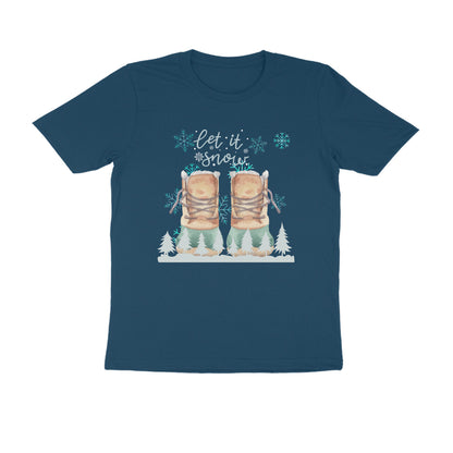 Unisex Round Neck Half Sleeve - Essence of Winter T-shirt