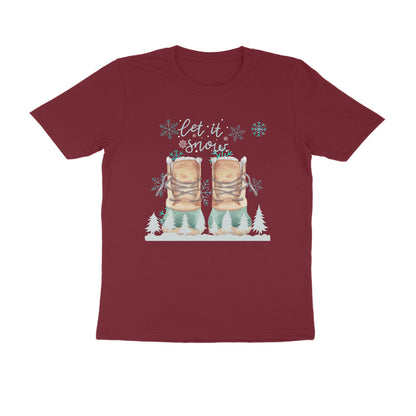 Unisex Round Neck Half Sleeve - Essence of Winter T-shirt