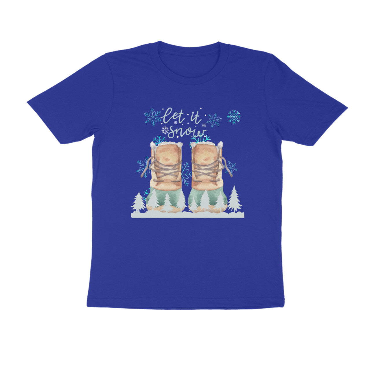 Unisex Round Neck Half Sleeve - Essence of Winter T-shirt
