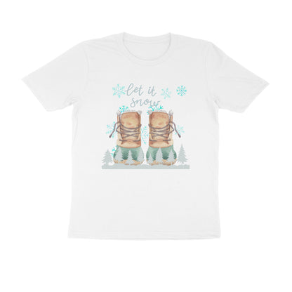 Unisex Round Neck Half Sleeve - Essence of Winter T-shirt