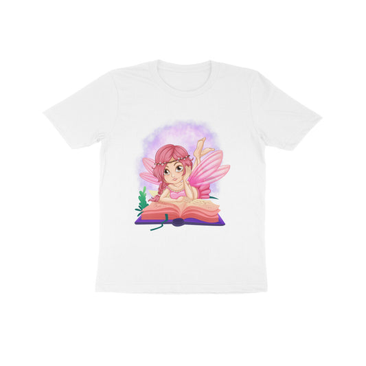 Girl Round Neck Half Sleeve - Fairy Tale T-shirt