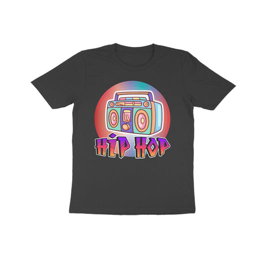 Unisex Kids Round Neck Half Sleeve - Hip Hop T-shirt