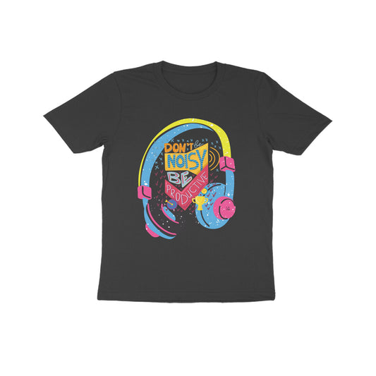 Unisex Kids Round Neck Half Sleeve - Be Productive T-shirt
