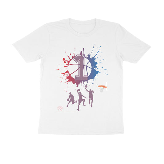 Male Round Neck Half Sleeve -Dynamic Basketball T-shirt