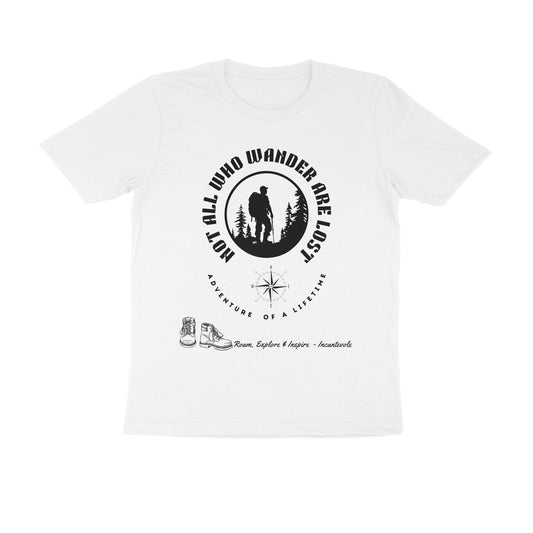 Male Round Neck Half Sleeves - Lone Wanderer T-shirt