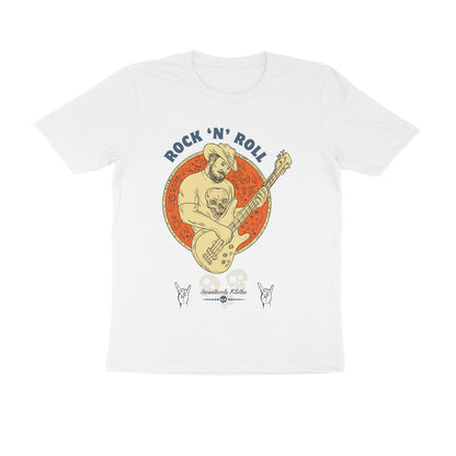 Male Round Neck Half Sleeves - Rock n Roll T-shirt