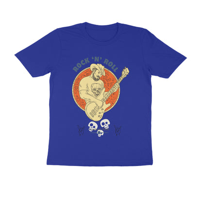 Male Round Neck Half Sleeves - Rock n Roll T-shirt