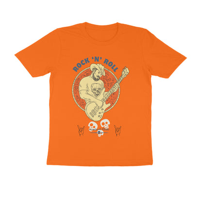 Male Round Neck Half Sleeves - Rock n Roll T-shirt