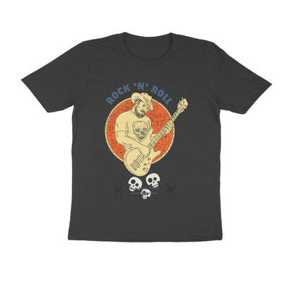 Male Round Neck Half Sleeves - Rock n Roll T-shirt