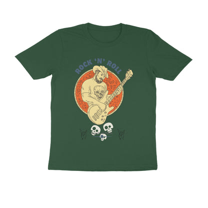 Male Round Neck Half Sleeves - Rock n Roll T-shirt