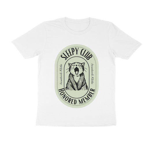 Male Round Neck Half Sleeves - Sleepy Club T-shirt