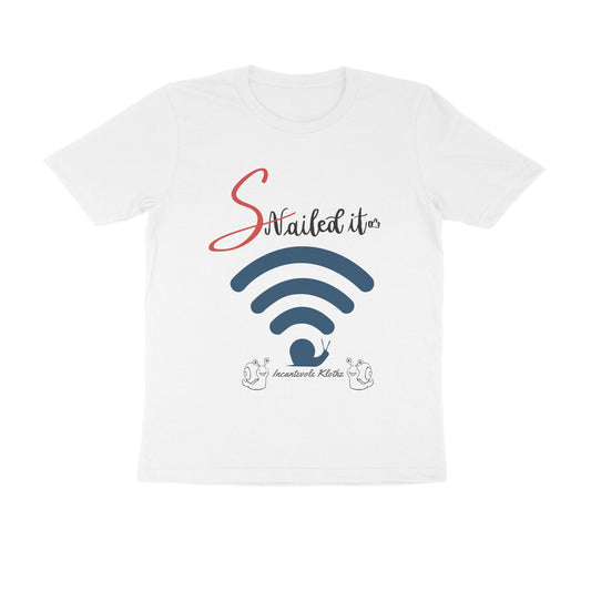 Male Round Neck Half Sleeves - Snailed It T-shirt